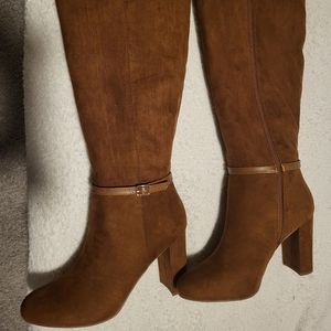 Lauren Conrad Assemble Cognac Boots